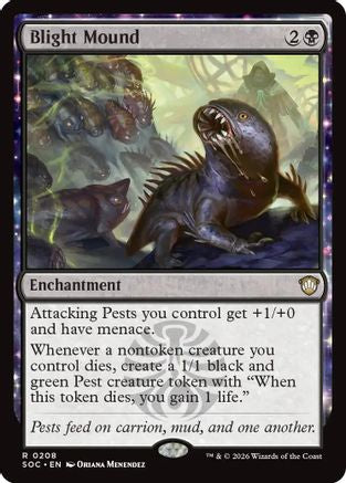 Blight Mound (SOC-208) - Commander: Secrets of Strixhaven-1