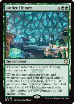 Lattice Library (SOC-040) - Commander: Secrets of Strixhaven-1