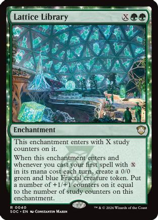 Lattice Library (SOC-040) - Commander: Secrets of Strixhaven-1