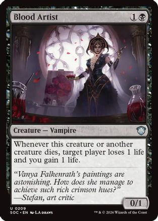 Blood Artist (SOC-209) - Commander: Secrets of Strixhaven-1