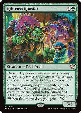 Ribtruss Roaster (SOC-043) - Commander: Secrets of Strixhaven-1