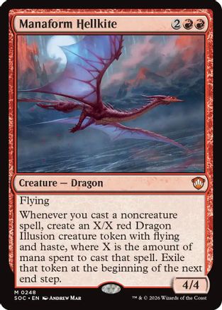 Manaform Hellkite (SOC-248) - Commander: Secrets of Strixhaven-1