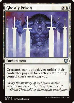 Ghostly Prison (SOC-146) - Commander: Secrets of Strixhaven-1