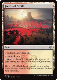 Fields of Strife (SOS-255) - Secrets of Strixhaven Foil-1