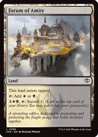 Forum of Amity (SOS-256) - Secrets of Strixhaven Foil-1