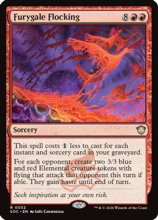Furygale Flocking (SOC-032) - Commander: Secrets of Strixhaven-1