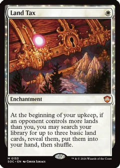 Land Tax (SOC-153) - Commander: Secrets of Strixhaven-1