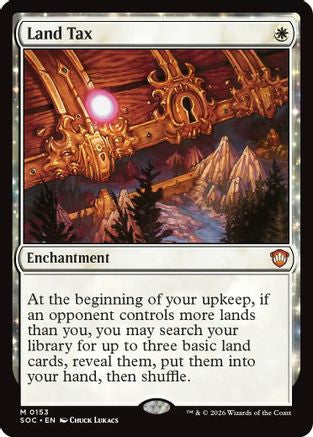 Land Tax (SOC-153) - Commander: Secrets of Strixhaven-1