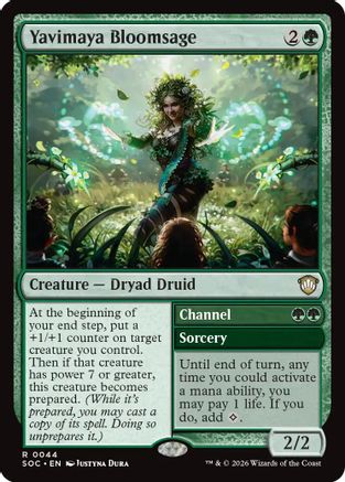 Yavimaya Bloomsage (SOC-044) - Commander: Secrets of Strixhaven-1
