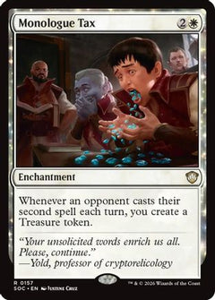 Monologue Tax (SOC-157) - Commander: Secrets of Strixhaven-1