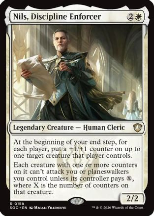 Nils, Discipline Enforcer (SOC-158) - Commander: Secrets of Strixhaven-1