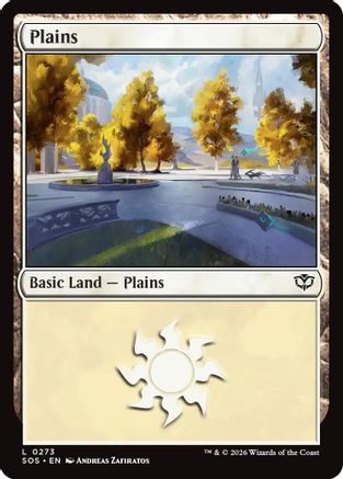 Plains (0273) (SOS-273) - Secrets of Strixhaven Foil-1