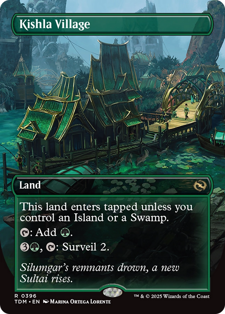 Kishla Village (Borderless) [Tarkir: Dragonstorm]-1