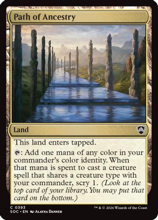 Path of Ancestry (SOC-393) - Commander: Secrets of Strixhaven-1
