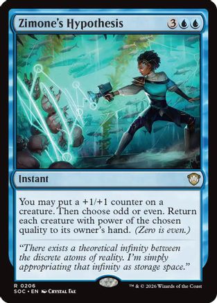Zimone's Hypothesis (SOC-206) - Commander: Secrets of Strixhaven-1