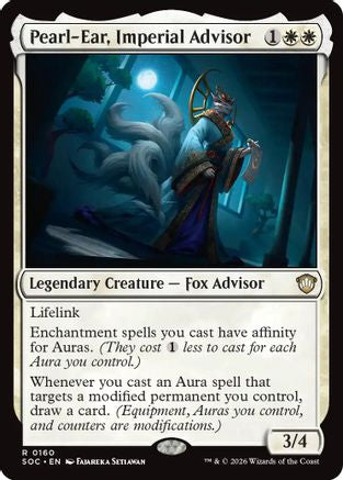 Pearl-Ear, Imperial Advisor (SOC-160) - Commander: Secrets of Strixhaven-1