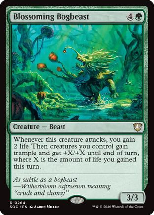 Blossoming Bogbeast (SOC-264) - Commander: Secrets of Strixhaven-1