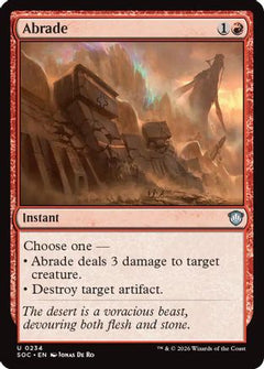 Abrade (SOC-234) - Commander: Secrets of Strixhaven-1