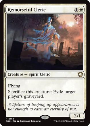 Remorseful Cleric (SOC-164) - Commander: Secrets of Strixhaven-1