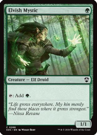 Elvish Mystic (SOC-266) - Commander: Secrets of Strixhaven-1