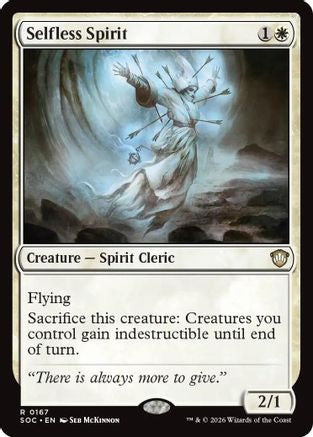Selfless Spirit (SOC-167) - Commander: Secrets of Strixhaven-1