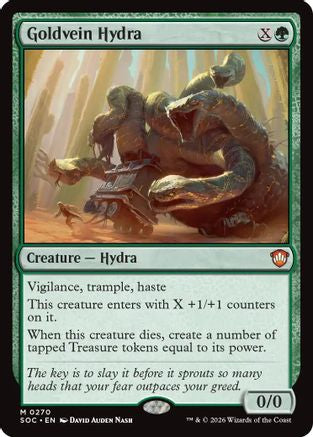 Goldvein Hydra (SOC-270) - Commander: Secrets of Strixhaven-1