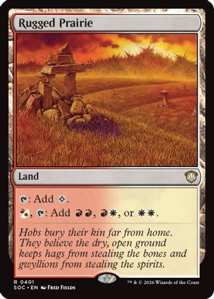 Rugged Prairie (SOC-401) - Commander: Secrets of Strixhaven-1