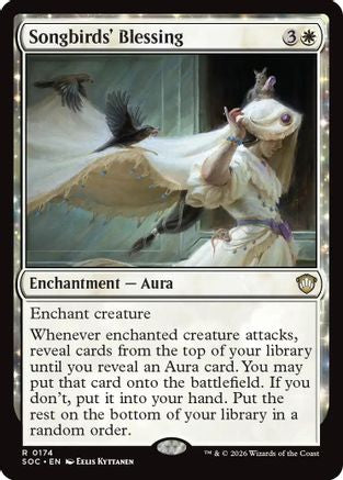 Songbirds' Blessing (SOC-174) - Commander: Secrets of Strixhaven-1