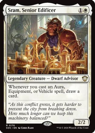 Sram, Senior Edificer (SOC-176) - Commander: Secrets of Strixhaven-1