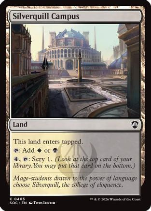 Silverquill Campus (SOC-405) - Commander: Secrets of Strixhaven-1
