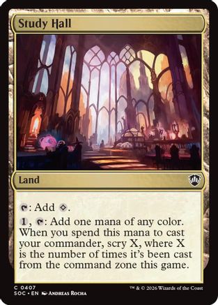 Study Hall (SOC-407) - Commander: Secrets of Strixhaven-1