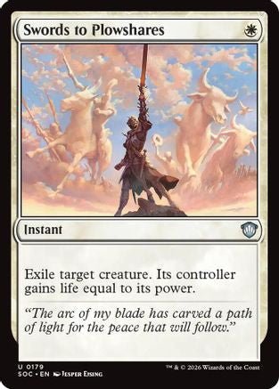 Swords to Plowshares (SOC-179) - Commander: Secrets of Strixhaven-1
