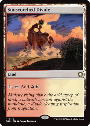Sunscorched Divide (SOC-410) - Commander: Secrets of Strixhaven-1