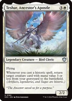 Teshar, Ancestor's Apostle (SOC-180) - Commander: Secrets of Strixhaven-1