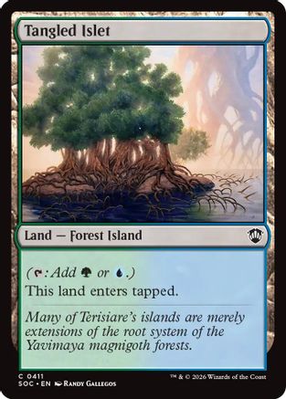 Tangled Islet (SOC-411) - Commander: Secrets of Strixhaven-1
