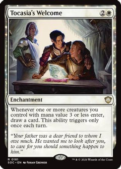 Tocasia's Welcome (SOC-181) - Commander: Secrets of Strixhaven-1