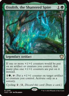 Ozolith, the Shattered Spire (SOC-281) - Commander: Secrets of Strixhaven-1