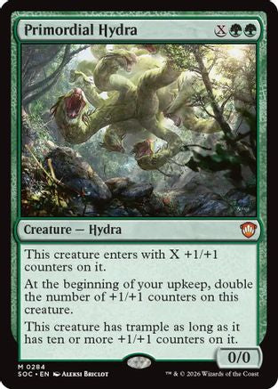Primordial Hydra (SOC-284) - Commander: Secrets of Strixhaven-1