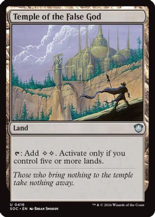 Temple of the False God (SOC-416) - Commander: Secrets of Strixhaven-1