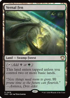Vernal Fen (SOC-419) - Commander: Secrets of Strixhaven-1