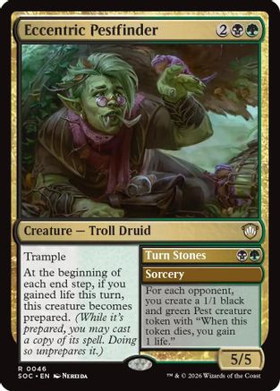 Eccentric Pestfinder (SOC-046) - Commander: Secrets of Strixhaven-1
