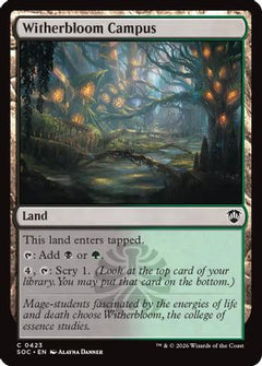Witherbloom Campus (SOC-423) - Commander: Secrets of Strixhaven-1