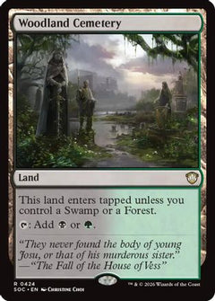 Woodland Cemetery (SOC-424) - Commander: Secrets of Strixhaven-1