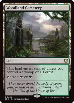 Woodland Cemetery (SOC-424) - Commander: Secrets of Strixhaven-1