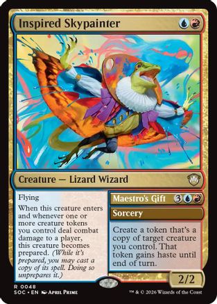 Inspired Skypainter (SOC-048) - Commander: Secrets of Strixhaven-1