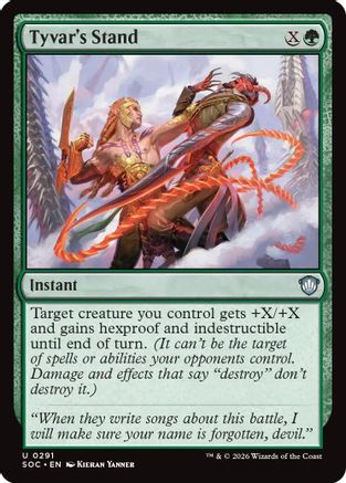 Tyvar's Stand (SOC-291) - Commander: Secrets of Strixhaven-1
