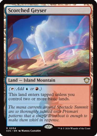 Scorched Geyser (SOC-054) - Commander: Secrets of Strixhaven-1