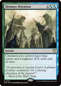 Biomass Mutation (SOC-297) - Commander: Secrets of Strixhaven-1