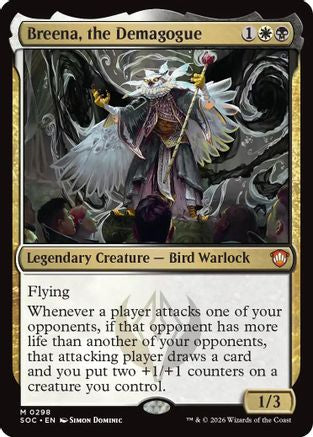 Breena, the Demagogue (SOC-298) - Commander: Secrets of Strixhaven-1
