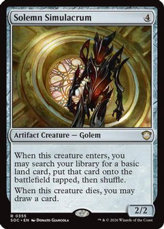 Solemn Simulacrum (SOC-355) - Commander: Secrets of Strixhaven-1